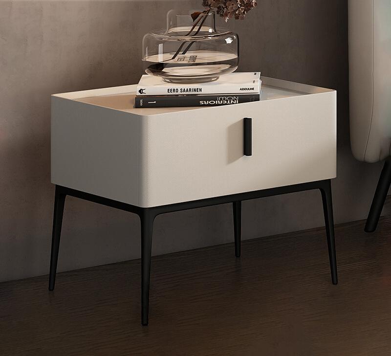 Simple small single-drawer bed