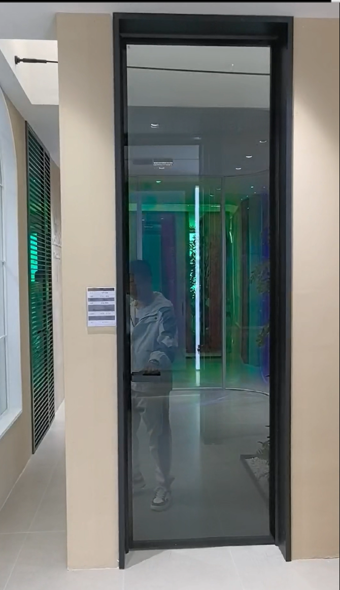 Aluminium bathroom doors